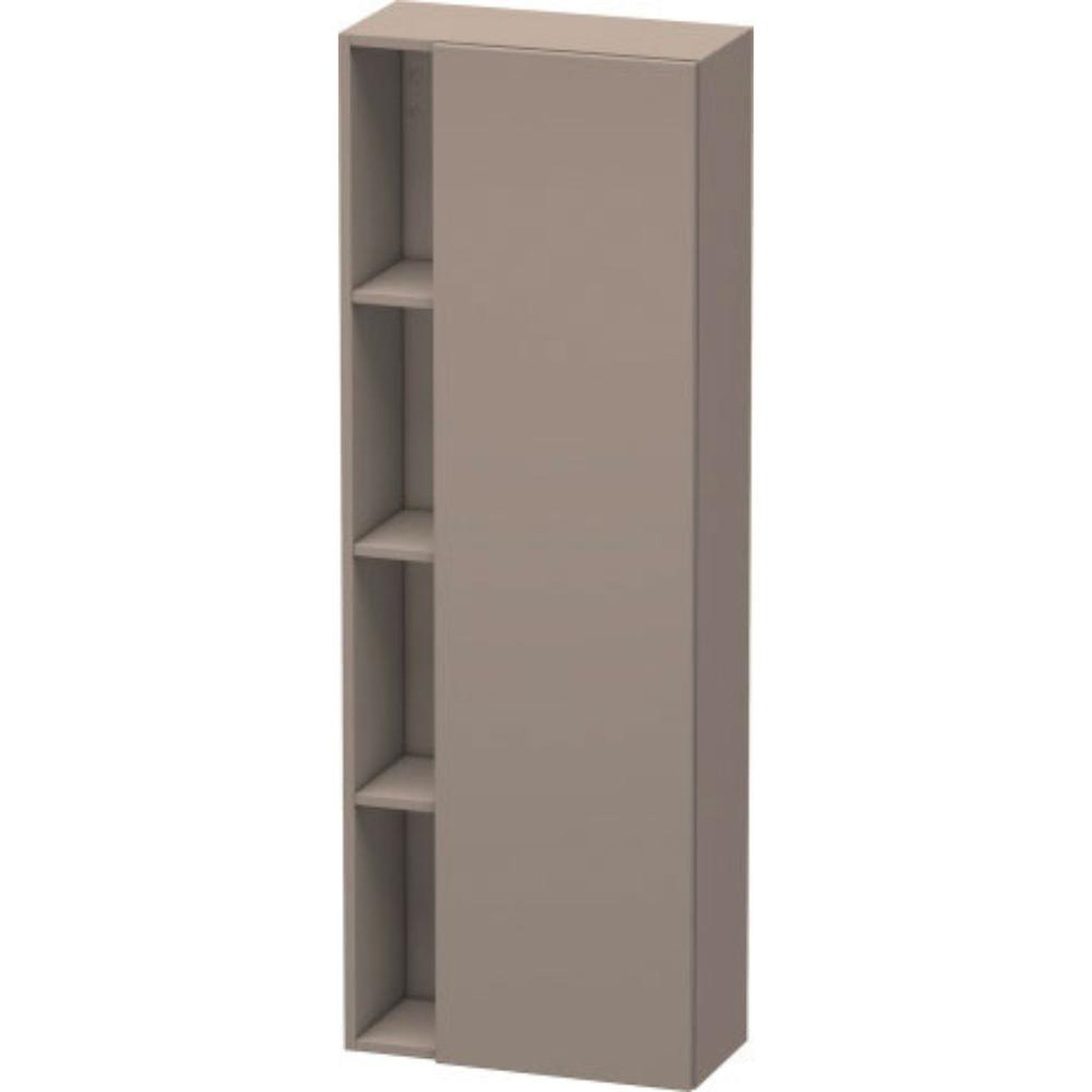 Duravit DuraStyle 20" x 55" x 9" Tall Cabinet With Right Hinge One Door in Basalt (DS1238R4343)