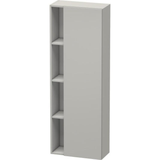Duravit DuraStyle 20" x 55" x 9" Tall Cabinet With Right Hinge One Door in Concrete Grey Matt (DS1238R0707)