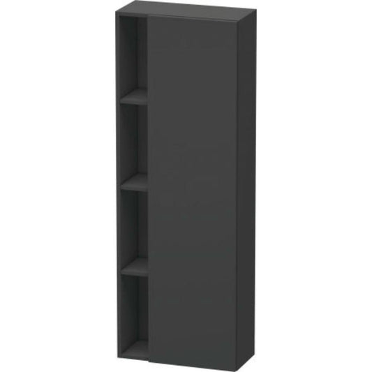 Duravit DuraStyle 20" x 55" x 9" Tall Cabinet With Right Hinge One Door in Graphite (DS1238R4949)