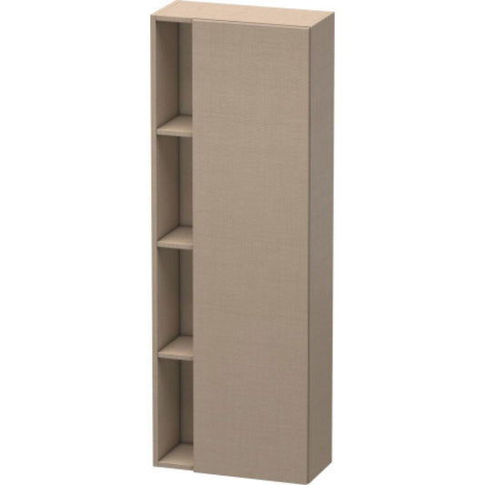Duravit DuraStyle 20" x 55" x 9" Tall Cabinet With Right Hinge One Door in Linen (DS1238R7575)
