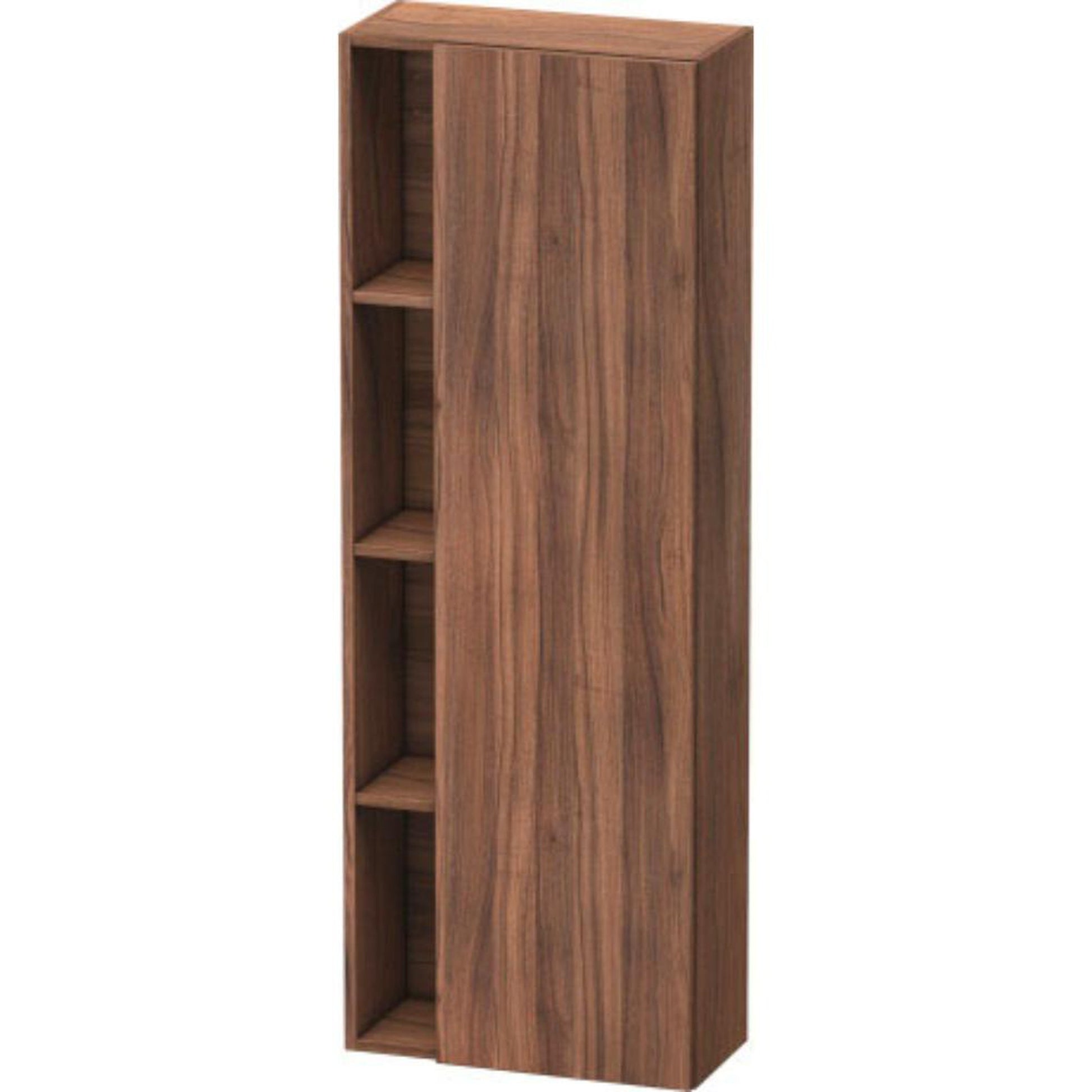 Duravit DuraStyle 20" x 55" x 9" Tall Cabinet With Right Hinge One Door in Natural Walnut (DS1238R7979)