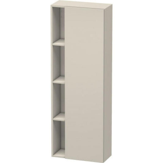 Duravit DuraStyle 20" x 55" x 9" Tall Cabinet With Right Hinge One Door in Taupe (DS1238R9191)