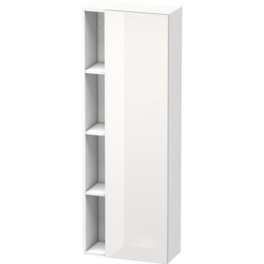 Duravit DuraStyle 20" x 55" x 9" Tall Cabinet With Right Hinge One Door in White High Gloss (DS1238R2218)