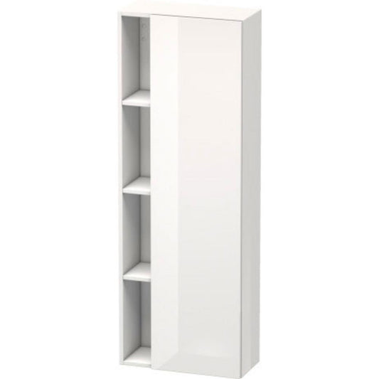 Duravit DuraStyle 20" x 55" x 9" Tall Cabinet With Right Hinge One Door in White High Gloss (DS1238R2222)