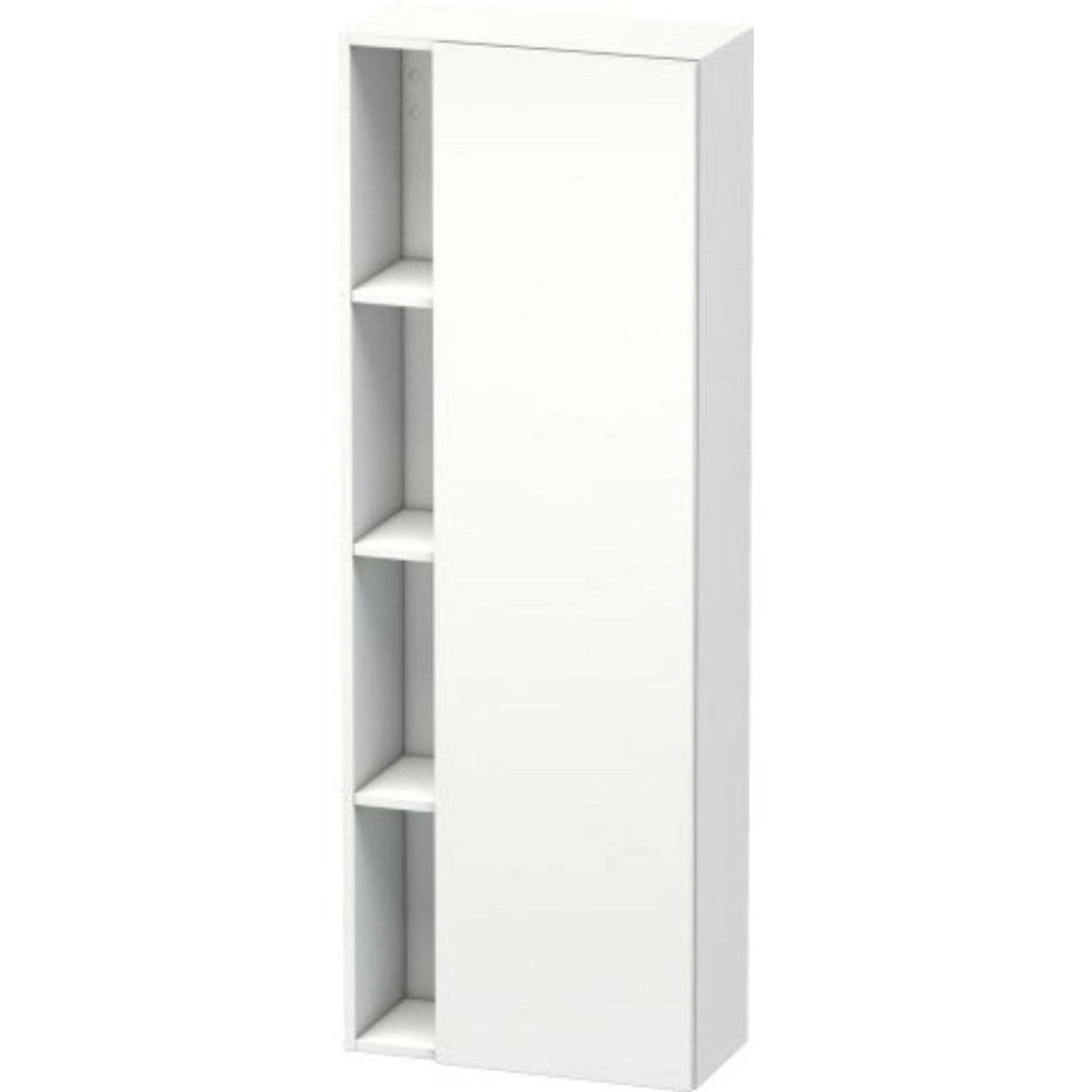 Duravit DuraStyle 20" x 55" x 9" Tall Cabinet With Right Hinge One Door in White Matt (DS1238R1818)