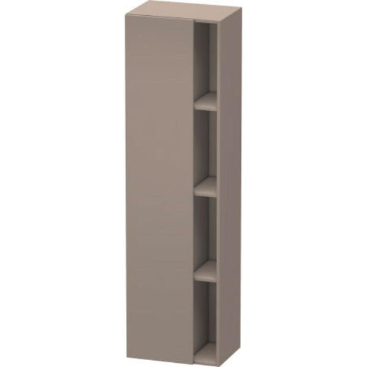 Duravit DuraStyle 20" x 71" x 14" Tall Cabinet With Left Hinge One Door in Basalt (DS1249L4343)