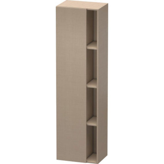 Duravit DuraStyle 20" x 71" x 14" Tall Cabinet With Left Hinge One Door in Linen (DS1249L7575)