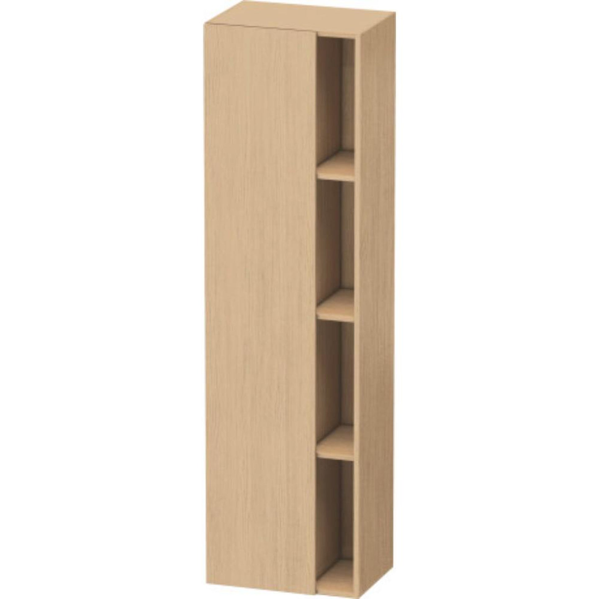 Duravit DuraStyle 20" x 71" x 14" Tall Cabinet With Left Hinge One Door in Natural Oak (DS1249L3030)