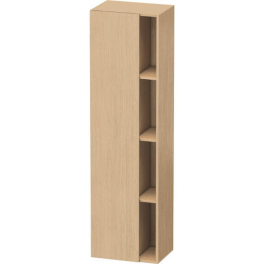 Duravit DuraStyle 20" x 71" x 14" Tall Cabinet With Left Hinge One Door in Natural Oak (DS1249L3030)