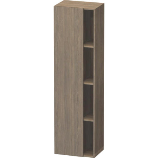 Duravit DuraStyle 20" x 71" x 14" Tall Cabinet With Left Hinge One Door in Oak Terra (DS1249L3535)