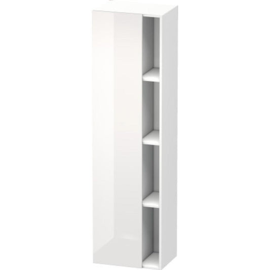 Duravit DuraStyle 20" x 71" x 14" Tall Cabinet With Left Hinge One Door in White High Gloss (DS1249L2218)