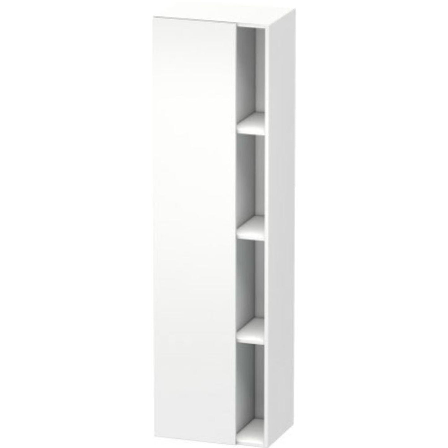 Duravit DuraStyle 20" x 71" x 14" Tall Cabinet With Left Hinge One Door in White Matt (DS1249L1818)