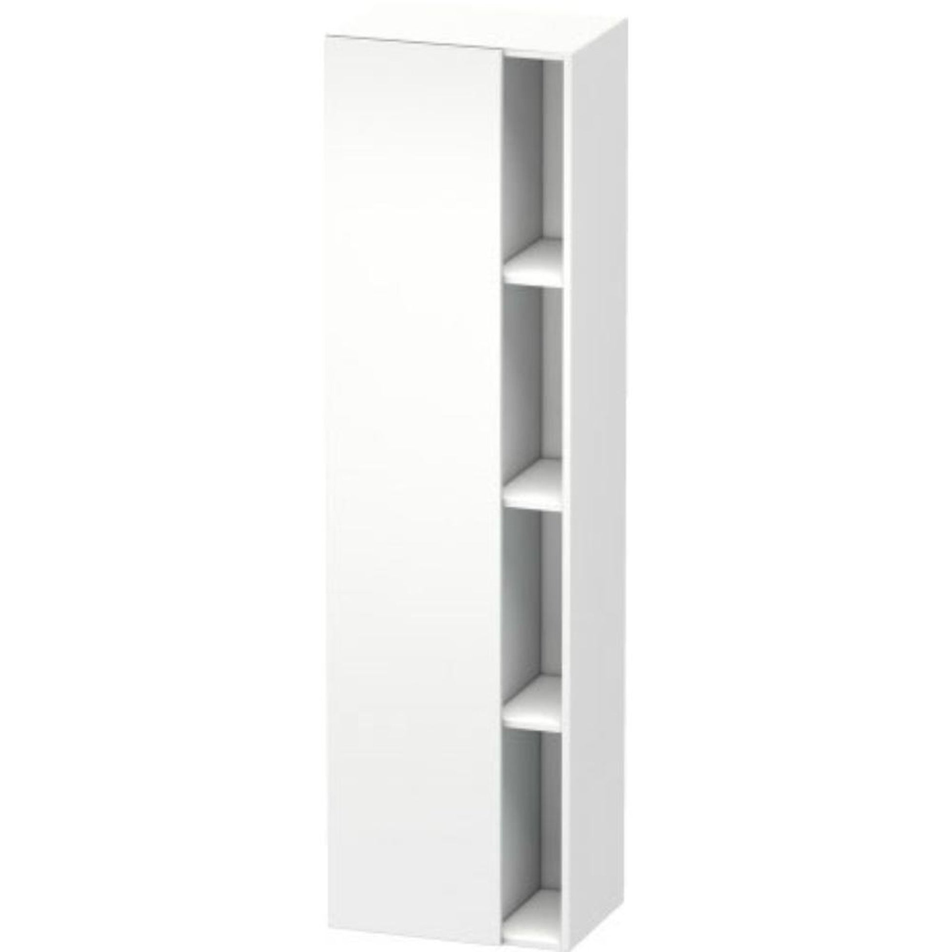 Duravit DuraStyle 20" x 71" x 14" Tall Cabinet With Left Hinge One Door in White Matt (DS1249L1818)
