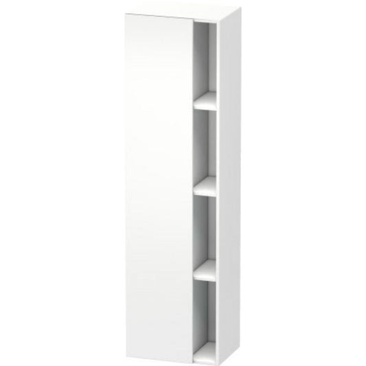 Duravit DuraStyle 20" x 71" x 14" Tall Cabinet With Left Hinge One Door in White Matt (DS1249L1818)
