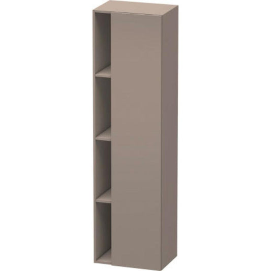 Duravit DuraStyle 20" x 71" x 14" Tall Cabinet With Right Hinge One Door in Basalt (DS1249R4343)