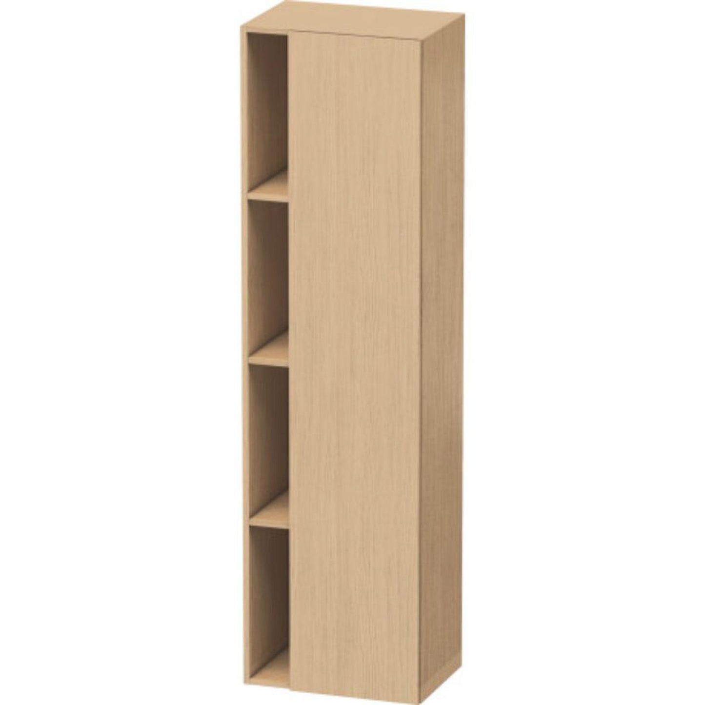 Duravit DuraStyle 20" x 71" x 14" Tall Cabinet With Right Hinge One Door in Natural Oak (DS1249R3030)