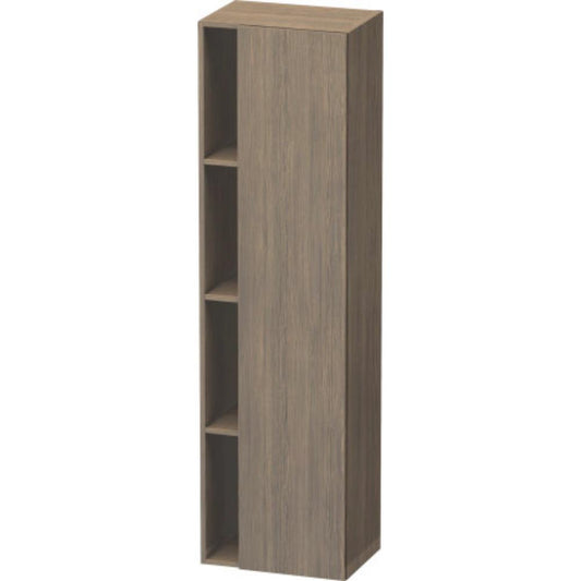 Duravit DuraStyle 20" x 71" x 14" Tall Cabinet With Right Hinge One Door in Oak Terra (DS1249R3535)