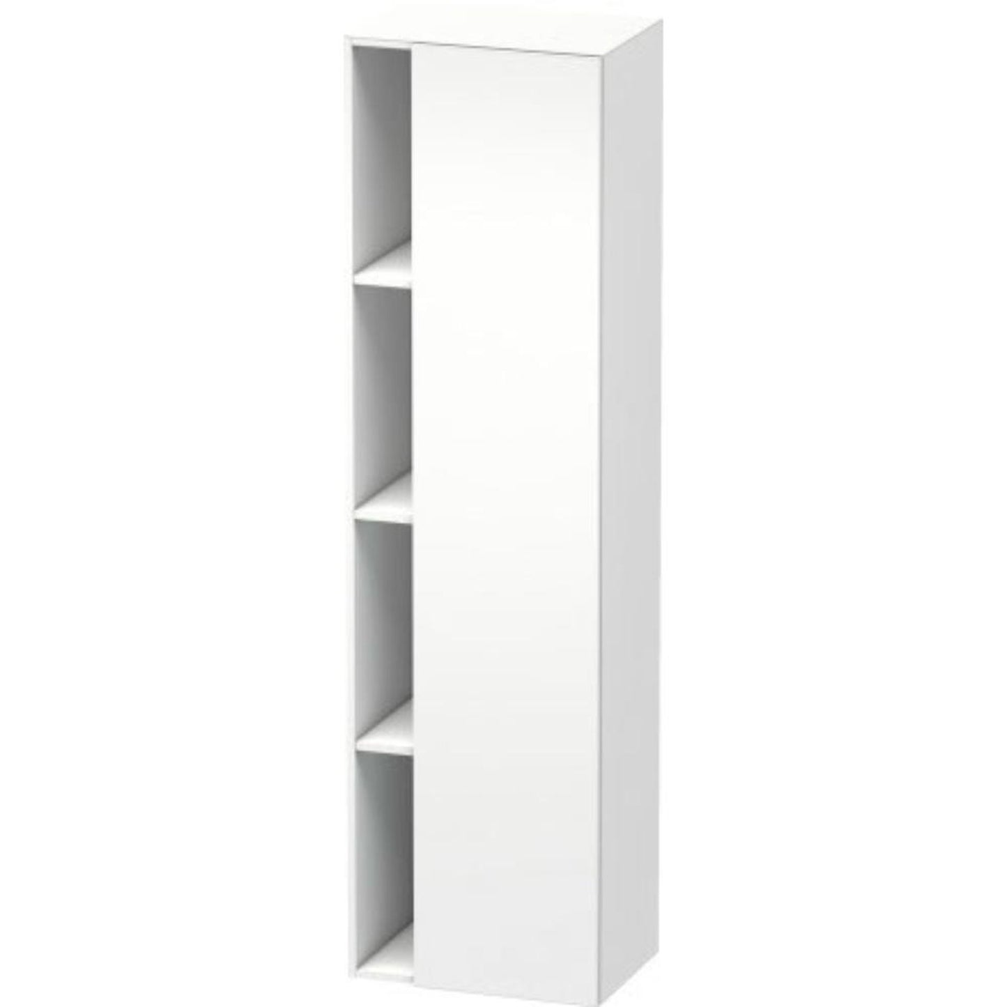 Duravit DuraStyle 20" x 71" x 14" Tall Cabinet With Right Hinge One Door in White Matt (DS1249R1818)