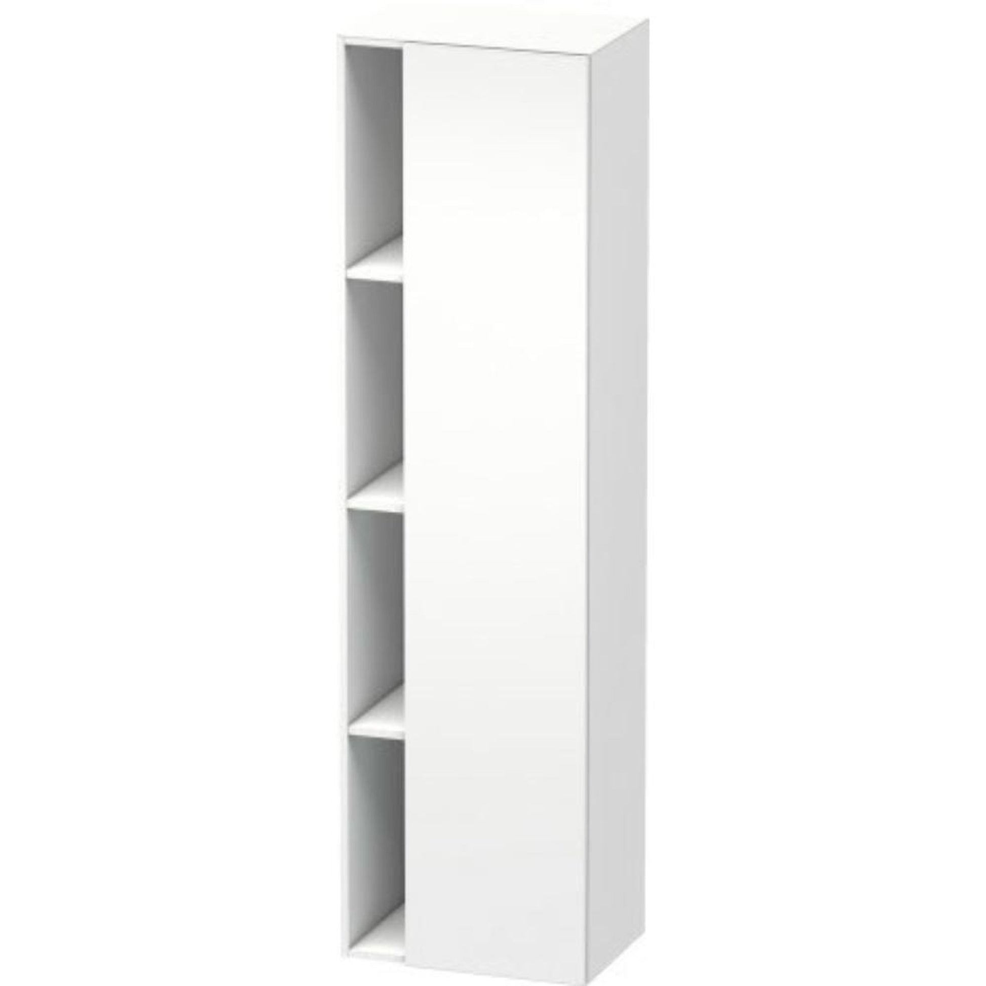 Duravit DuraStyle 20" x 71" x 14" Tall Cabinet With Right Hinge One Door in White Matt (DS1249R1818)