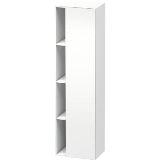 Duravit DuraStyle 20" x 71" x 14" Tall Cabinet With Right Hinge One Door in White Matt (DS1249R1818)