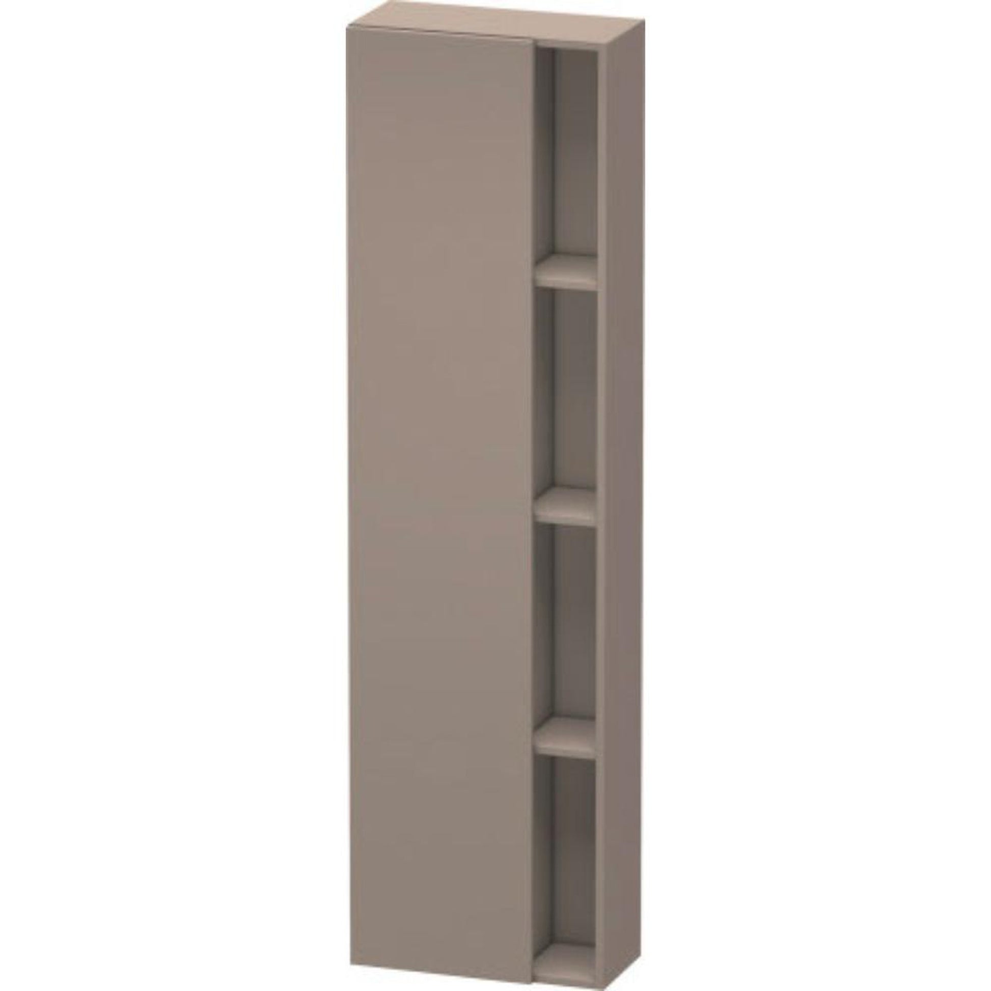 Duravit DuraStyle 20" x 71" x 9" Tall Cabinet With Left Hinge One Door in Basalt (DS1248L4343)