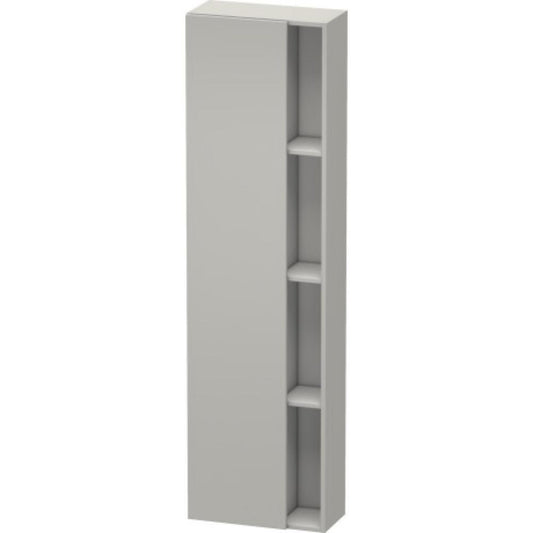 Duravit DuraStyle 20" x 71" x 9" Tall Cabinet With Left Hinge One Door in Concrete Grey Matt (DS1248L0707)