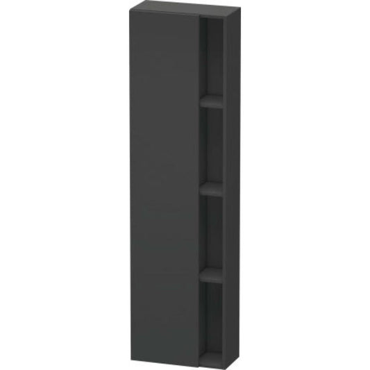Duravit DuraStyle 20" x 71" x 9" Tall Cabinet With Left Hinge One Door in Graphite (DS1248L4949)