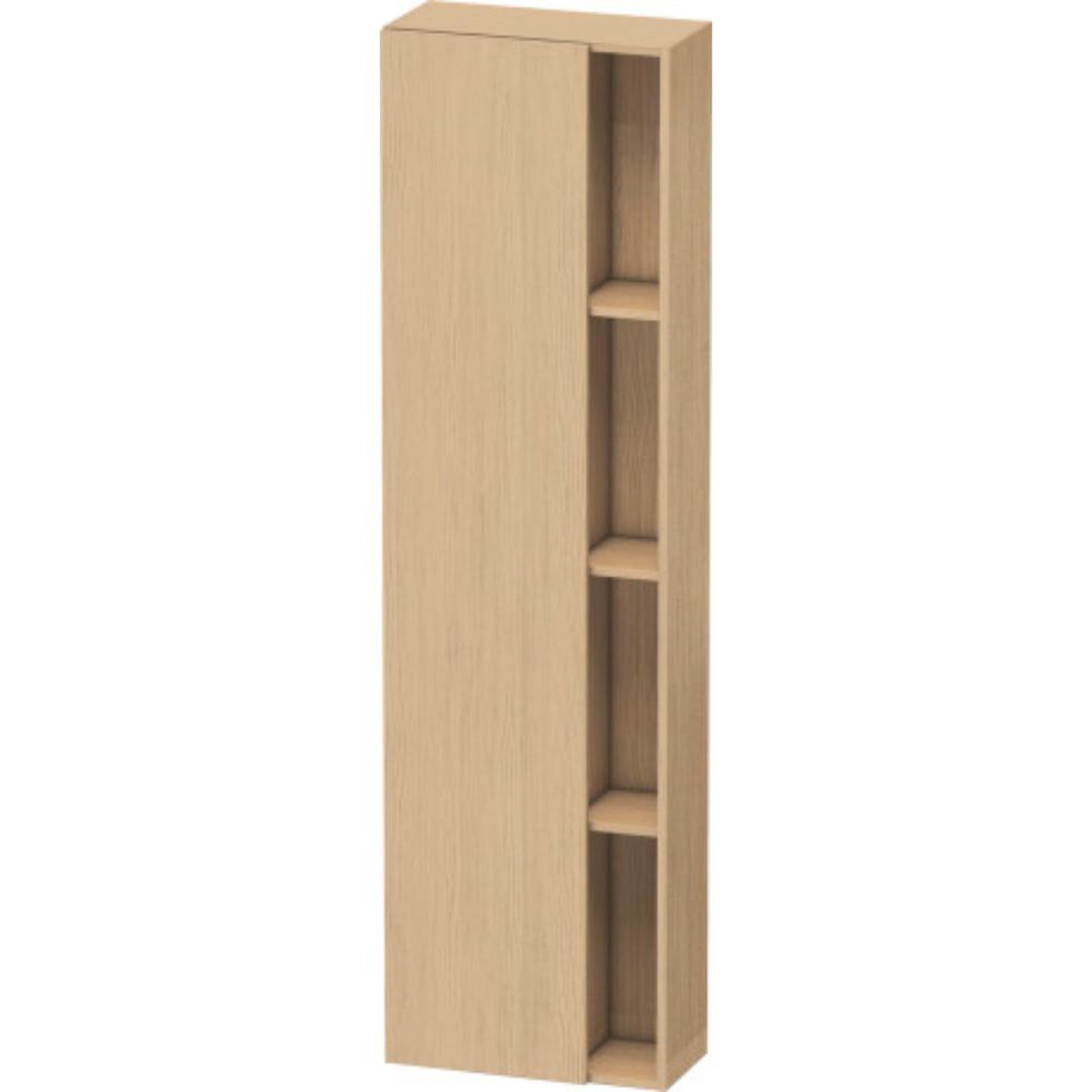 Duravit DuraStyle 20" x 71" x 9" Tall Cabinet With Left Hinge One Door in Natural Oak (DS1248L3030)
