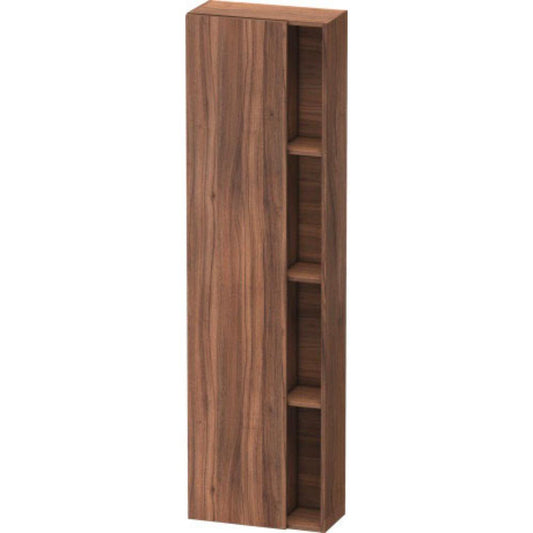 Duravit DuraStyle 20" x 71" x 9" Tall Cabinet With Left Hinge One Door in Natural Walnut (DS1248L7979)