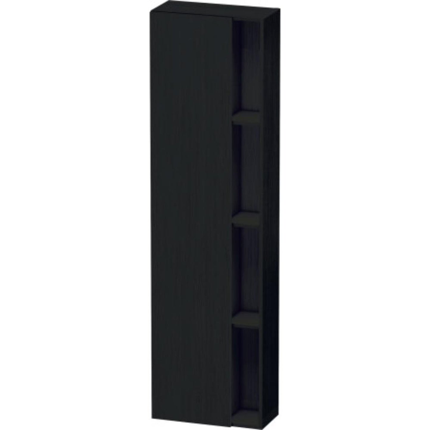 Duravit DuraStyle 20" x 71" x 9" Tall Cabinet With Left Hinge One Door in Oak Black (DS1248L1616)