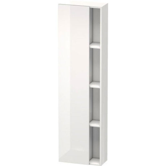 Duravit DuraStyle 20" x 71" x 9" Tall Cabinet With Left Hinge One Door in White High Gloss (DS1248L2222)