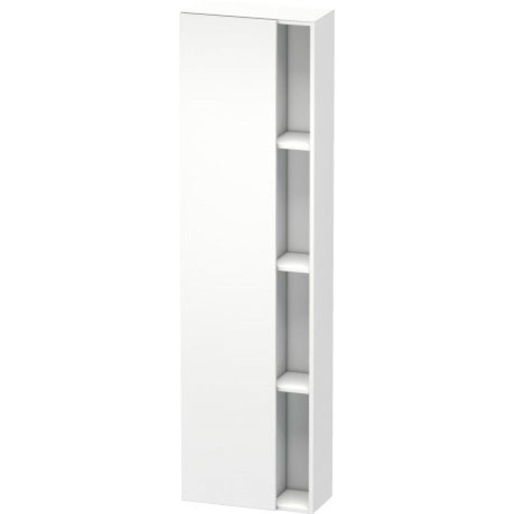 Duravit DuraStyle 20" x 71" x 9" Tall Cabinet With Left Hinge One Door in White Matt (DS1248L1818)