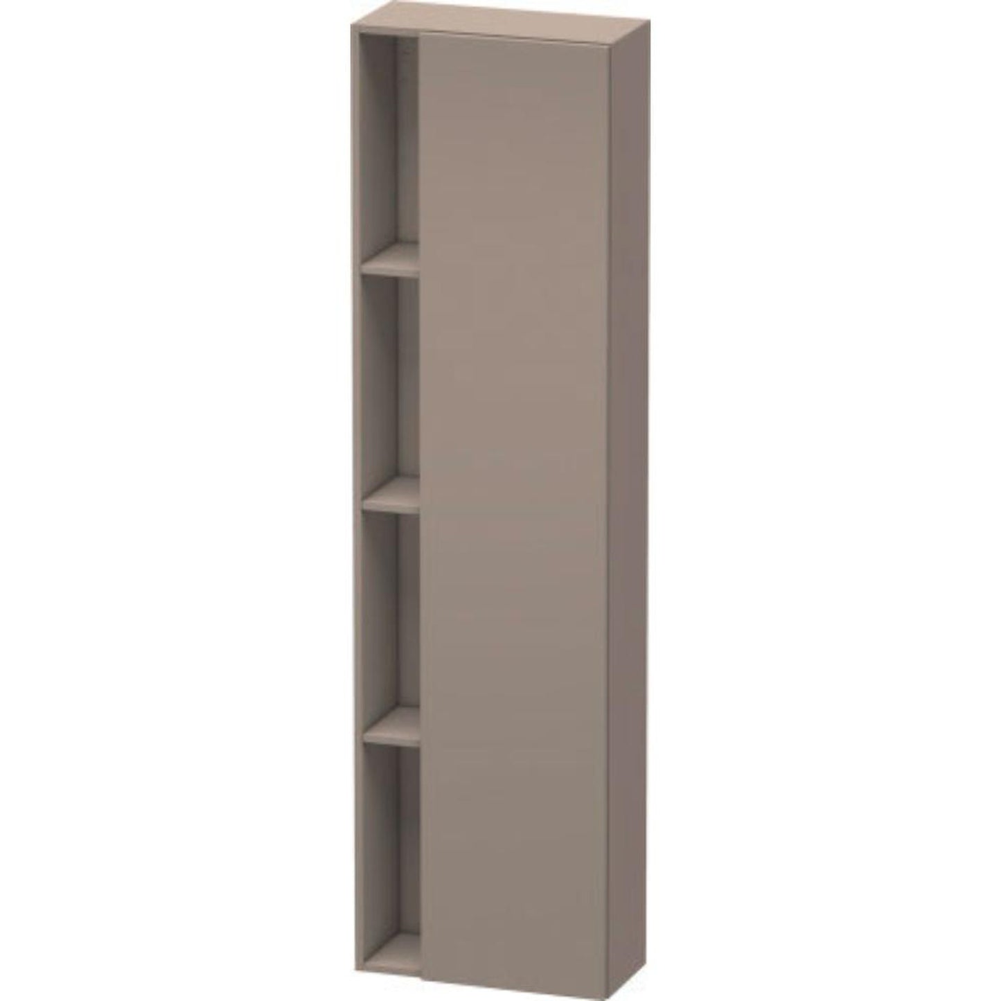 Duravit DuraStyle 20" x 71" x 9" Tall Cabinet With Right Hinge One Door in Basalt (DS1248R4343)