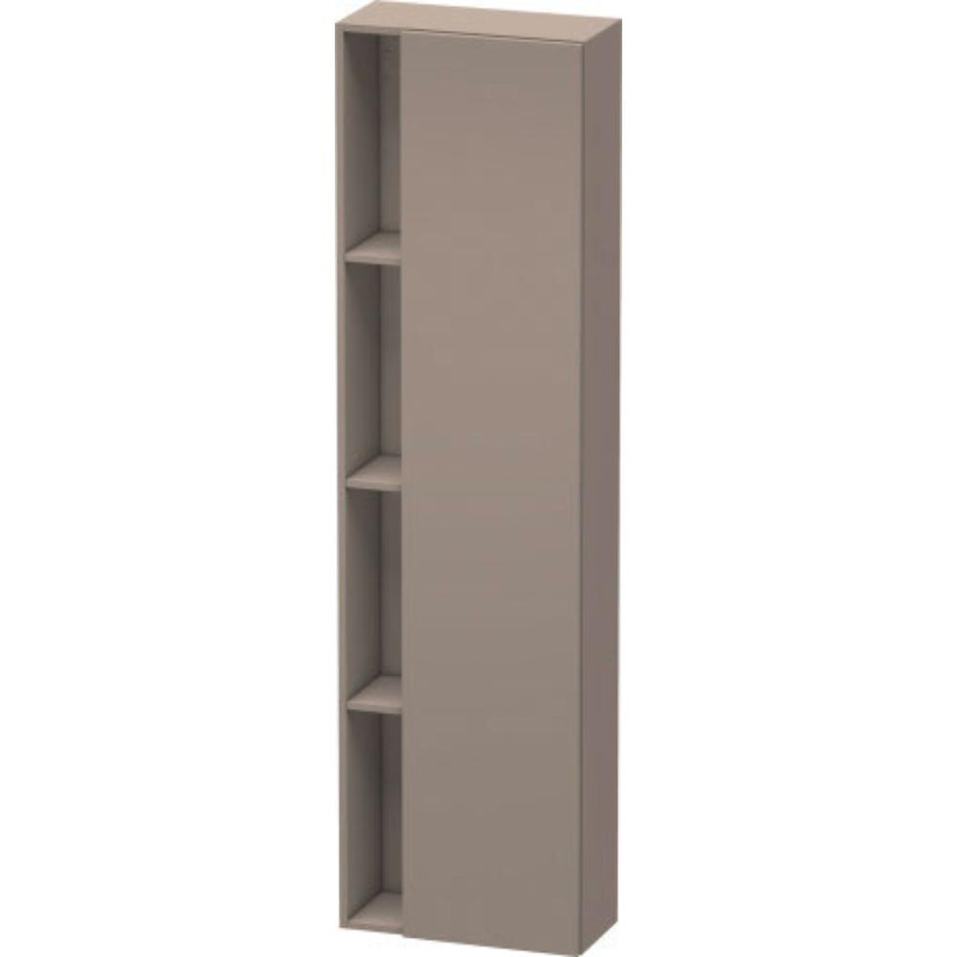 Duravit DuraStyle 20" x 71" x 9" Tall Cabinet With Right Hinge One Door in Basalt (DS1248R4343)