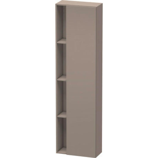 Duravit DuraStyle 20" x 71" x 9" Tall Cabinet With Right Hinge One Door in Basalt (DS1248R4343)