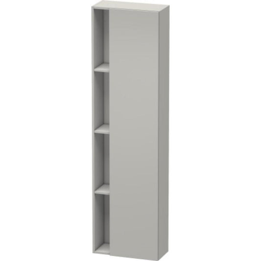 Duravit DuraStyle 20" x 71" x 9" Tall Cabinet With Right Hinge One Door in Concrete Grey Matt (DS1248R0707)