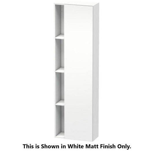 Duravit DuraStyle 20" x 71" x 9" Tall Cabinet With Right Hinge One Door in Light Blue and Basalt (DS1248R0943)