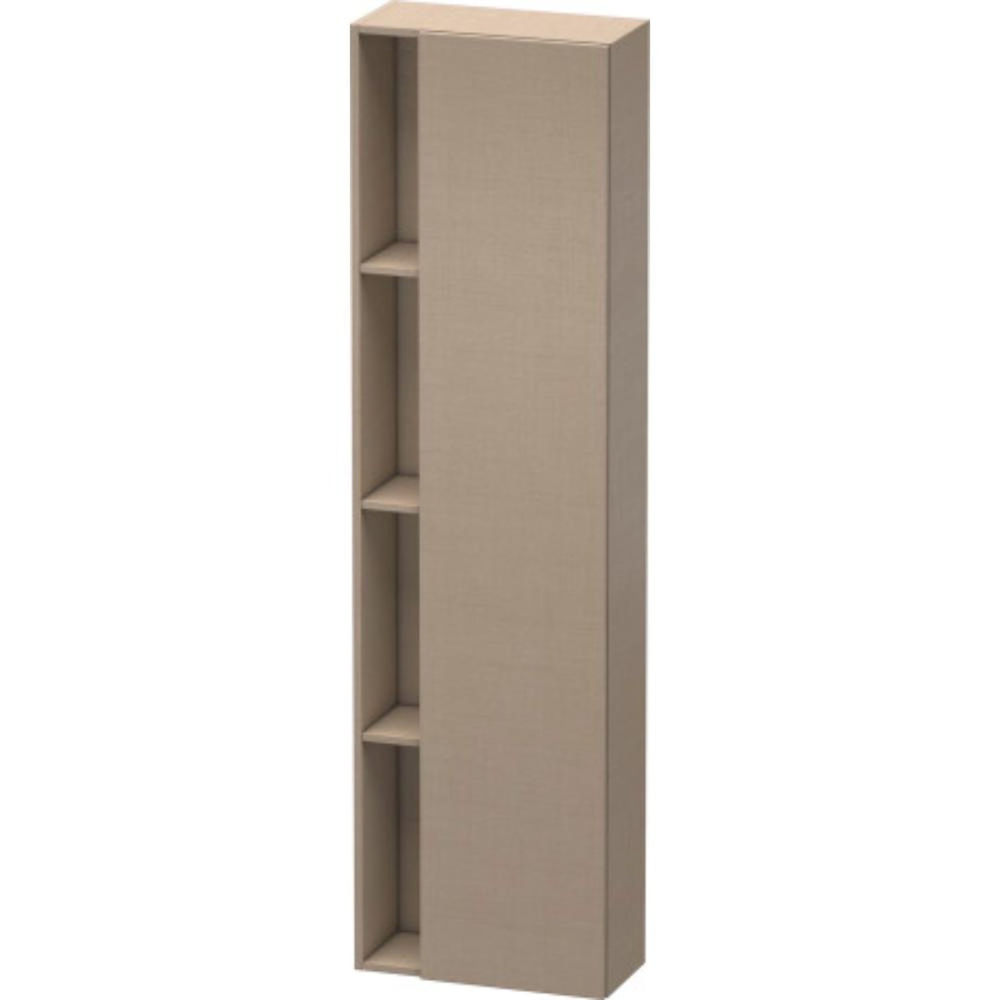 Duravit DuraStyle 20" x 71" x 9" Tall Cabinet With Right Hinge One Door in Linen (DS1248R7575)