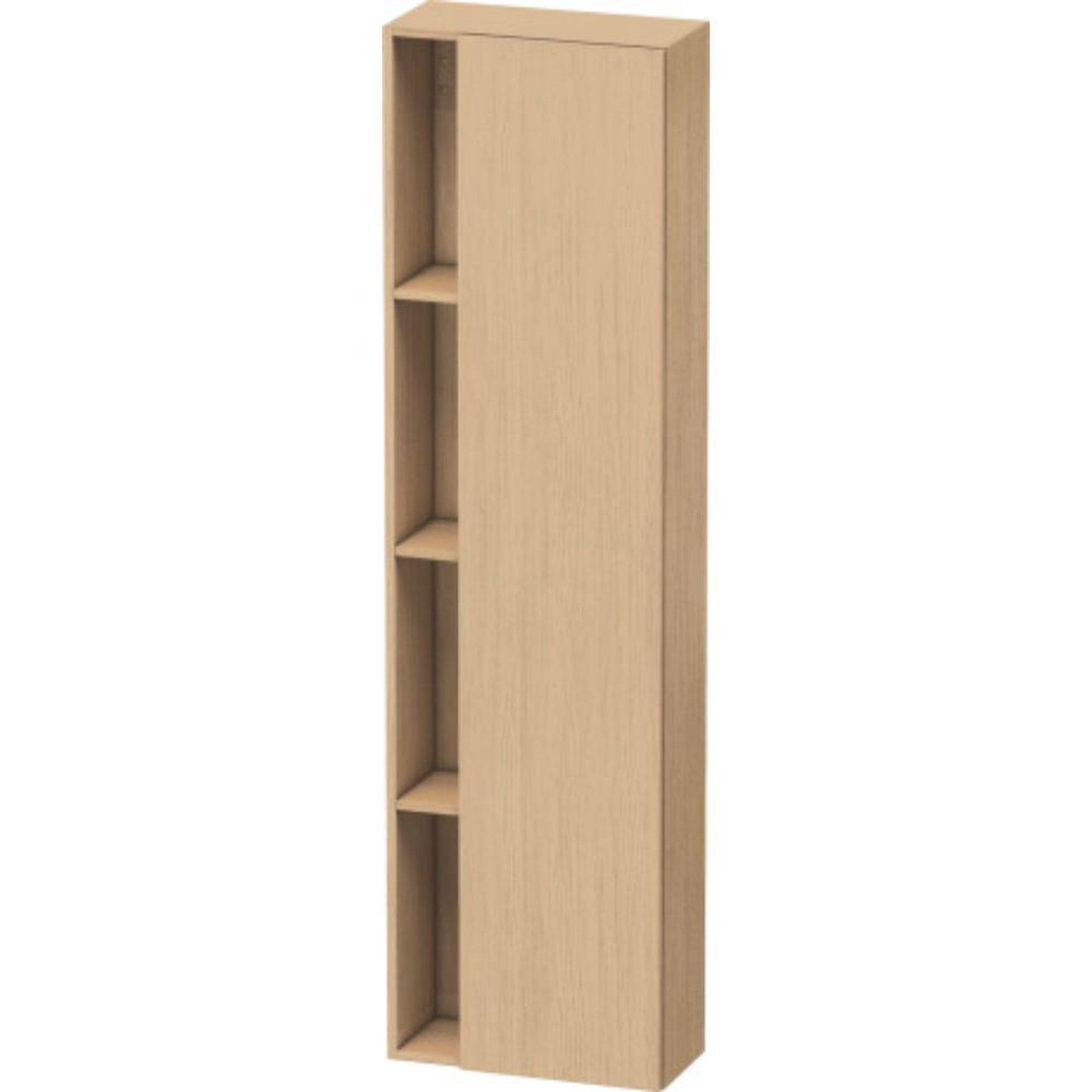 Duravit DuraStyle 20" x 71" x 9" Tall Cabinet With Right Hinge One Door in Natural Oak (DS1248R3030)