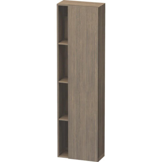 Duravit DuraStyle 20" x 71" x 9" Tall Cabinet With Right Hinge One Door in Oak Terra (DS1248R3535)