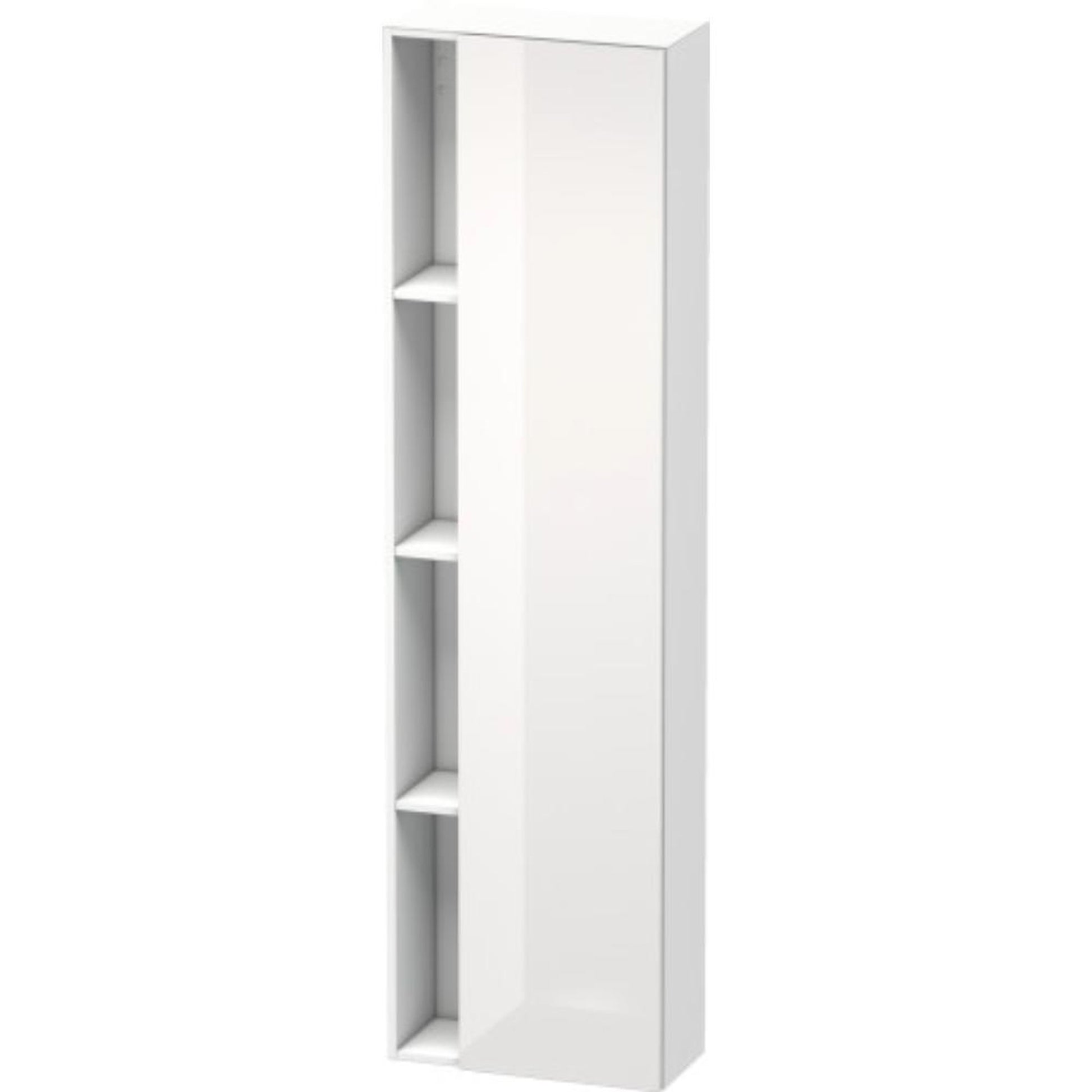 Duravit DuraStyle 20" x 71" x 9" Tall Cabinet With Right Hinge One Door in White High Gloss (DS1248R2218)