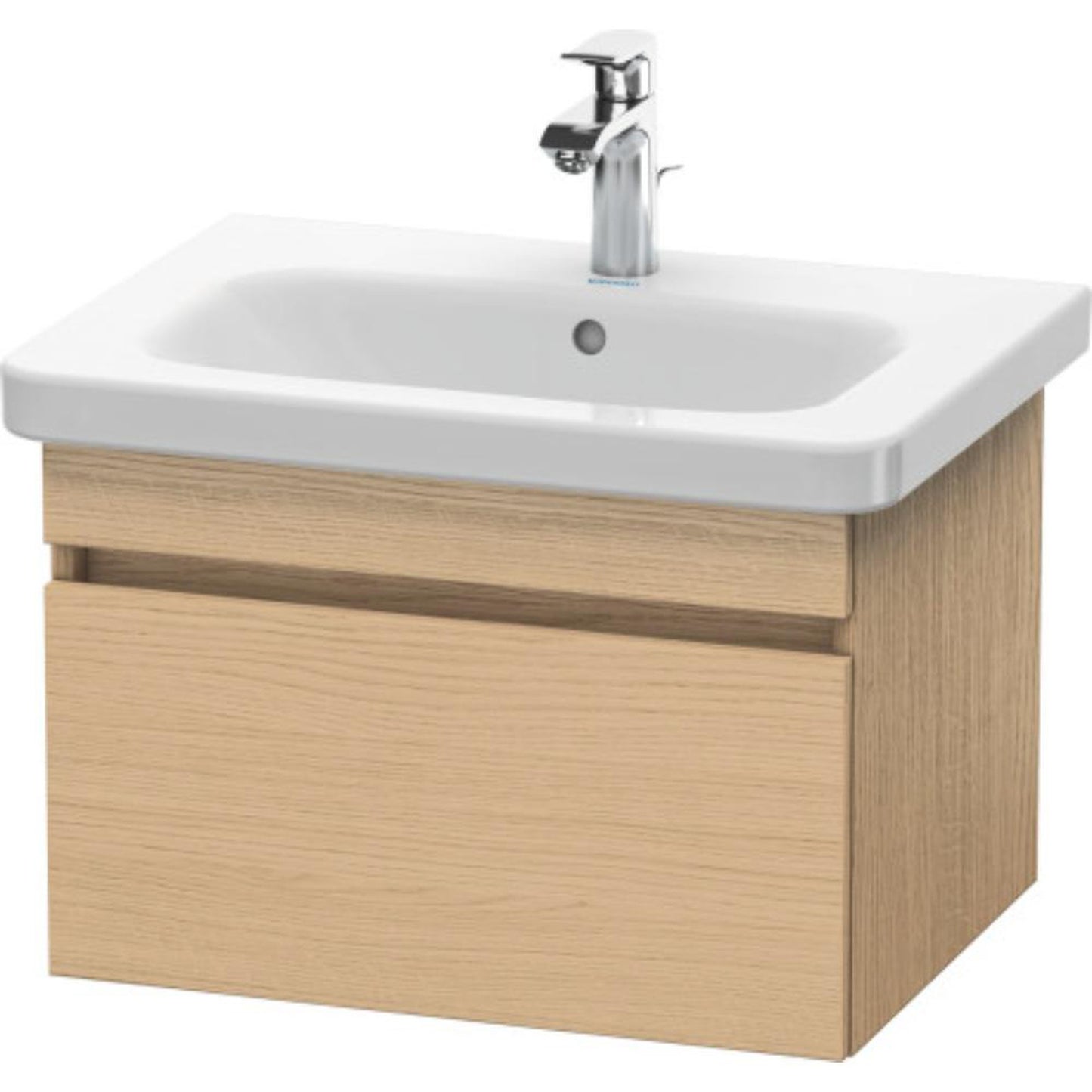 Duravit DuraStyle 23" x 16" x 18" One Drawer Wall-Mount Vanity Unit in Natural Oak (DS638003030)