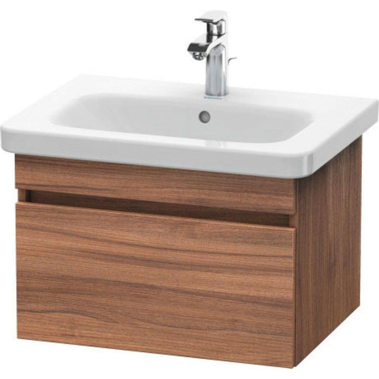 Duravit DuraStyle 23" x 16" x 18" One Drawer Wall-Mount Vanity Unit in Natural Walnut (DS638007979)