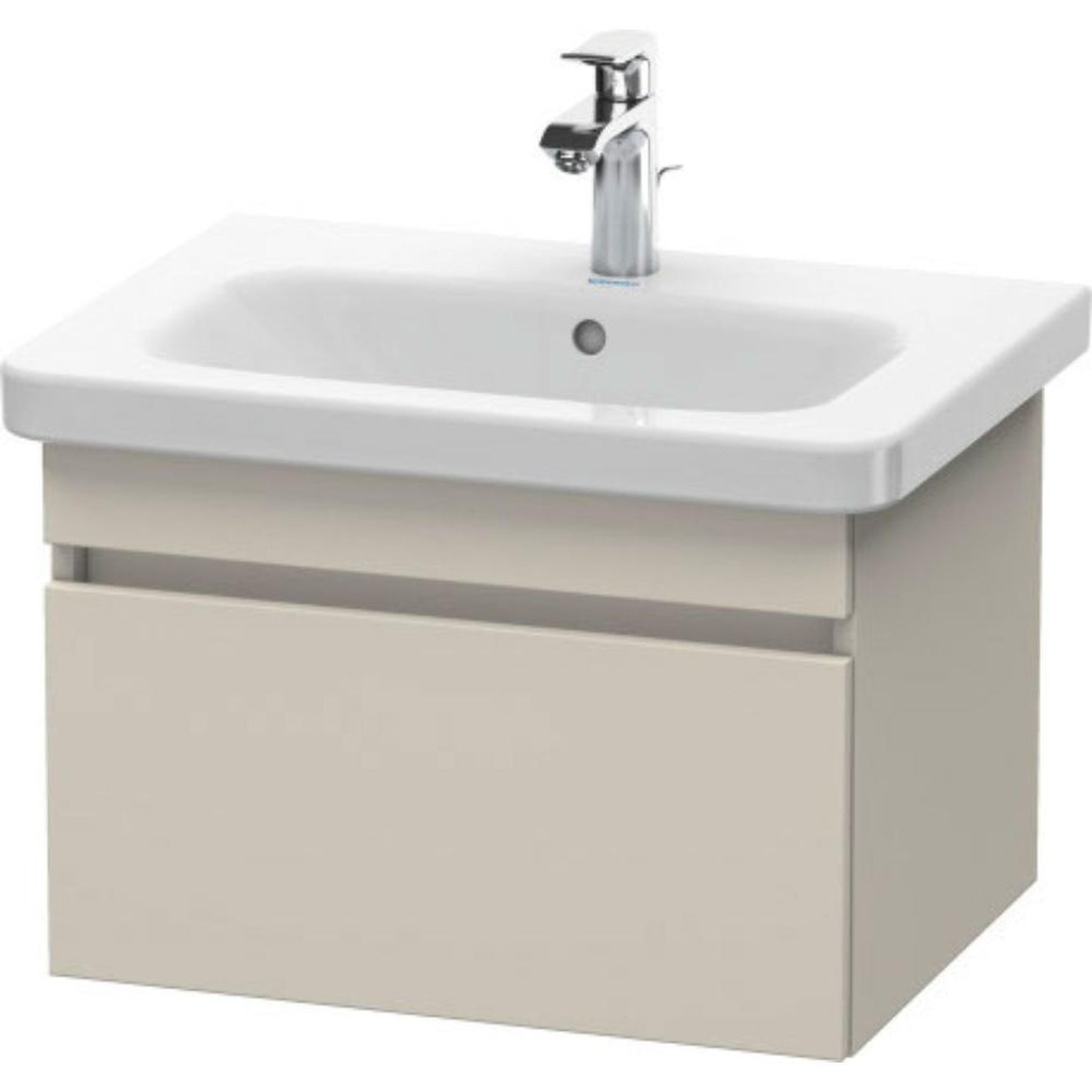 Duravit DuraStyle 23" x 16" x 18" One Drawer Wall-Mount Vanity Unit in Taupe (DS638009191)