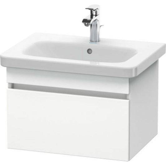 Duravit DuraStyle 23" x 16" x 18" One Drawer Wall-Mount Vanity Unit in White Matt (DS638001818)