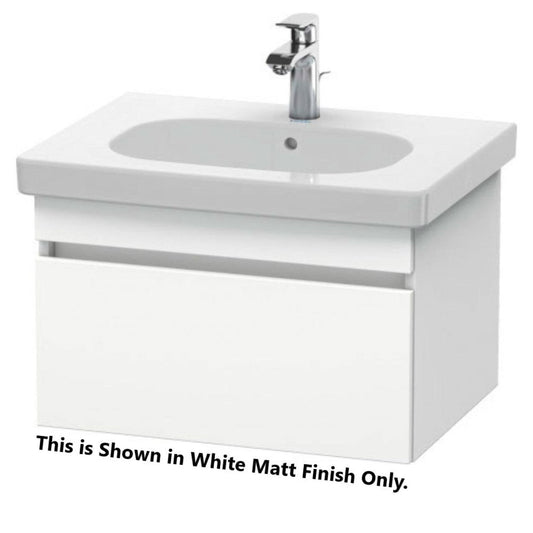 Duravit DuraStyle 24" x 16" x 18" One Drawer Wall-Mount Vanity Unit in Light Blue and White (DS638300918)