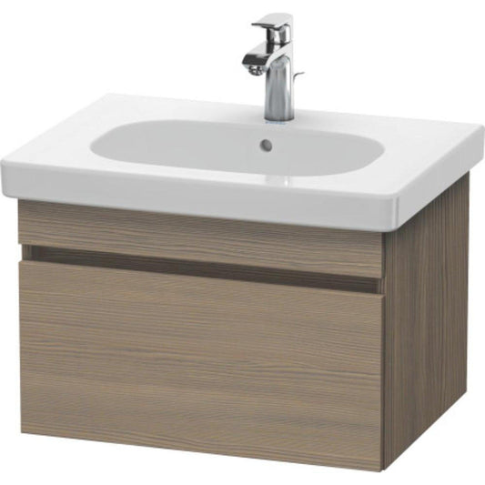 Duravit DuraStyle 24" x 16" x 18" One Drawer Wall-Mount Vanity Unit in Oak Terra (DS638303535)