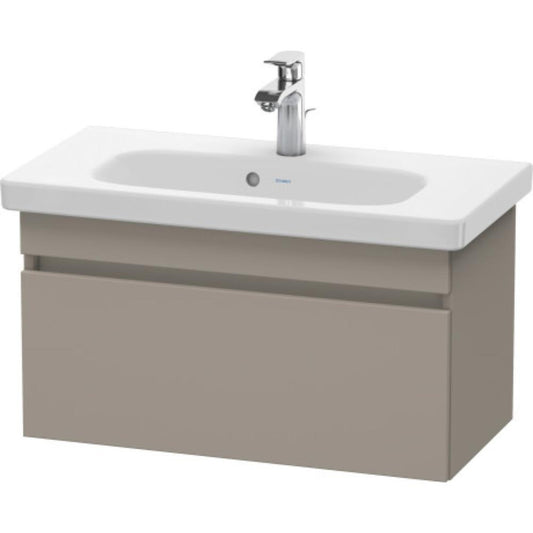 Duravit DuraStyle 29" x 16" x 14" One Drawer Wall-Mount Vanity Unit in Basalt (DS639904343)