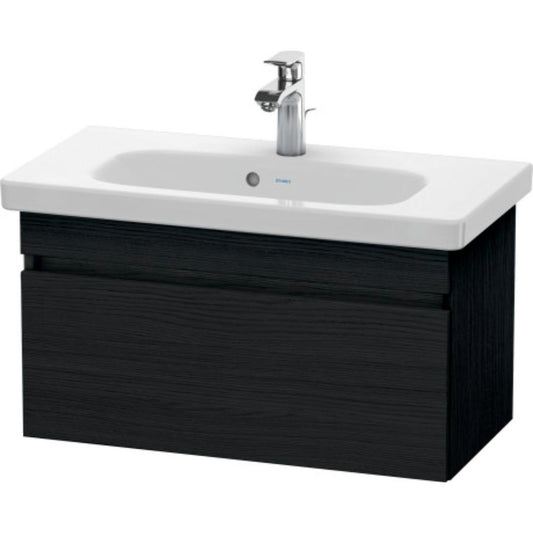 Duravit DuraStyle 29" x 16" x 14" One Drawer Wall-Mount Vanity Unit in Oak Black (DS639901616)