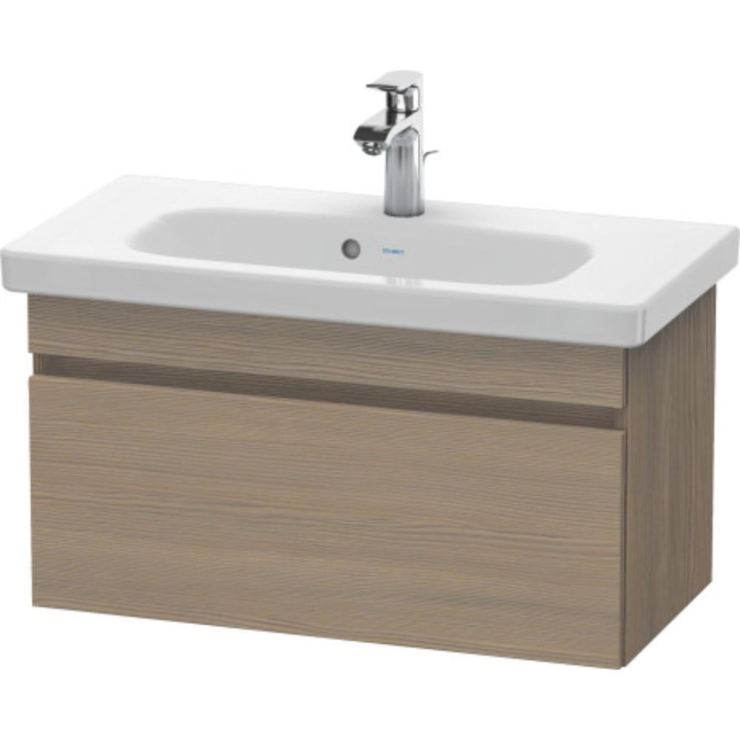 Duravit DuraStyle 29" x 16" x 14" One Drawer Wall-Mount Vanity Unit in Oak Terra (DS639903535)